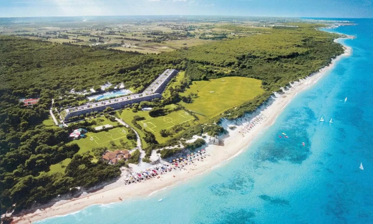 Una spiaggia BRAVO del resort ALIMINI.